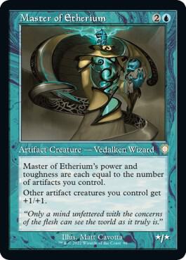 Master of Etherium (Retro Frame) card from Commander: The Brothers' War