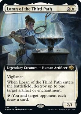 Loran of the Third Path (Extended Art) card from The Brothers' War