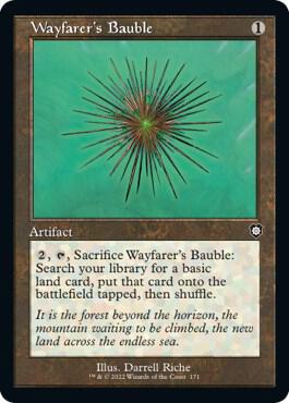 Wayfarer's Bauble (Retro Frame) card from Commander: The Brothers' War