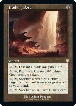 Trading Post (Retro Frame) card from Commander: The Brothers' War