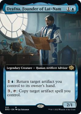 Drafna, Founder of Lat-Nam (Extended Art) card from The Brothers' War
