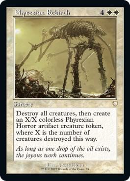Phyrexian Rebirth (Retro Frame) card from Commander: The Brothers' War