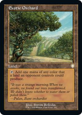 Exotic Orchard (Retro Frame) card from Commander: The Brothers' War