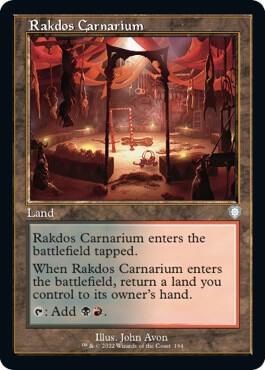 Rakdos Carnarium (Retro Frame) card from Commander: The Brothers' War
