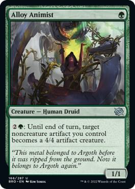 Alloy Animist card from The Brothers' War