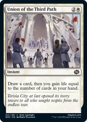 Union of the Third Path card from The Brothers' War