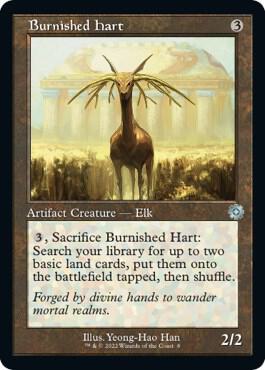 Burnished Hart card from The Brothers' War: Retro Frame Artifacts