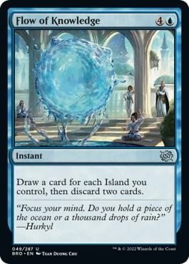 Flow of Knowledge card from The Brothers' War
