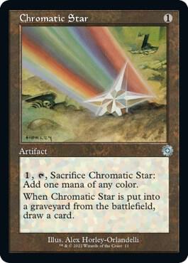 Chromatic Star card from The Brothers' War: Retro Frame Artifacts