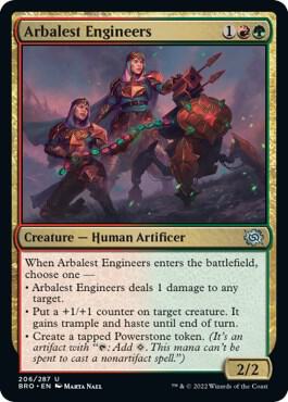 Arbalest Engineers card from The Brothers' War