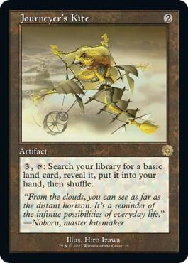 Journeyer's Kite card from The Brothers' War: Retro Frame Artifacts