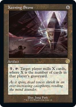 Keening Stone card from The Brothers' War: Retro Frame Artifacts