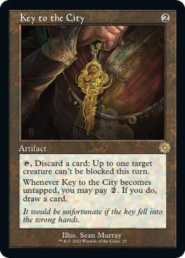 Key to the City card from The Brothers' War: Retro Frame Artifacts