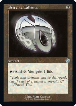 Pristine Talisman card from The Brothers' War: Retro Frame Artifacts
