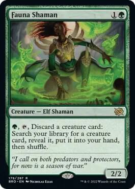 Fauna Shaman card from The Brothers' War