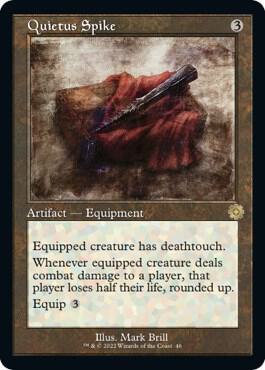 Quietus Spike card from The Brothers' War: Retro Frame Artifacts