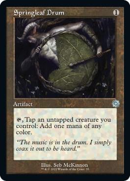 Springleaf Drum card from The Brothers' War: Retro Frame Artifacts