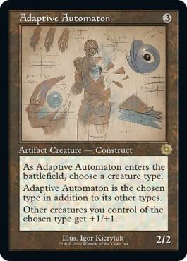 Adaptive Automaton (Schematic) card from The Brothers' War: Retro Frame Artifacts