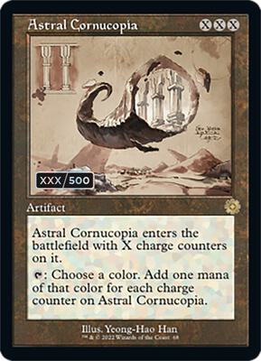 Astral Cornucopia (Schematic) (Serial Numbered) card from The Brothers' War: Retro Frame Artifacts