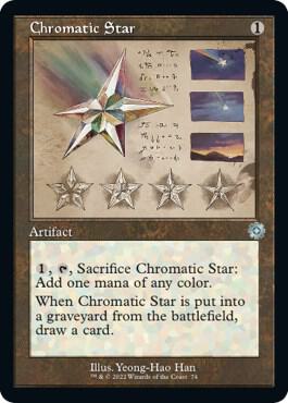 Chromatic Star (Schematic) card from The Brothers' War: Retro Frame Artifacts