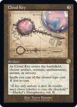 Cloud Key (Schematic) card from The Brothers' War: Retro Frame Artifacts