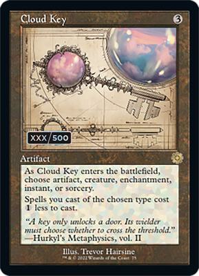 Cloud Key (Schematic) (Serial Numbered) card from The Brothers' War: Retro Frame Artifacts