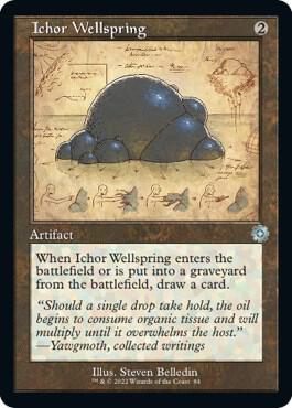 Ichor Wellspring (Schematic) card from The Brothers' War: Retro Frame Artifacts
