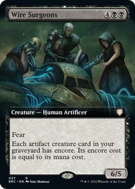 Wire Surgeons (Extended Art) card from Commander: The Brothers' War