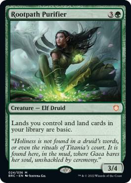 Rootpath Purifier card from Commander: The Brothers' War