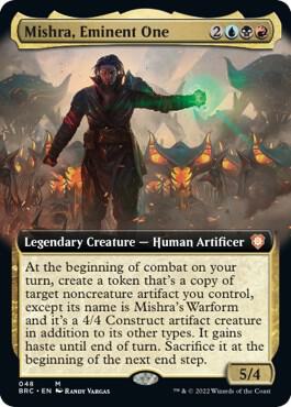 Mishra, Eminent One (Extended Art) card from Commander: The Brothers' War