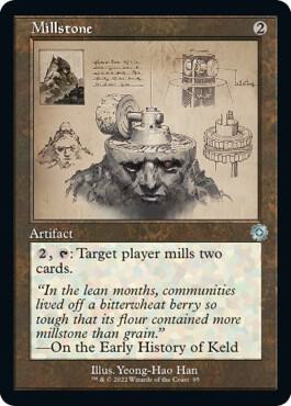 Millstone (Schematic) card from The Brothers' War: Retro Frame Artifacts