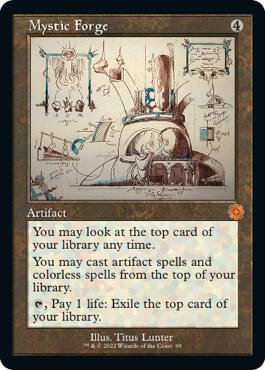Mystic Forge (Schematic) card from The Brothers' War: Retro Frame Artifacts