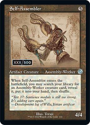 Self-Assembler (Schematic) (Serial Numbered) card from The Brothers' War: Retro Frame Artifacts