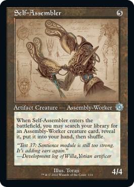 Self-Assembler (Schematic) card from The Brothers' War: Retro Frame Artifacts