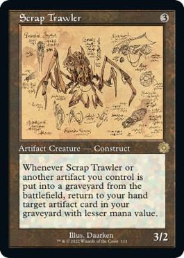Scrap Trawler (Schematic) card from The Brothers' War: Retro Frame Artifacts