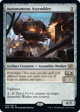 Autonomous Assembler card from The Brothers' War