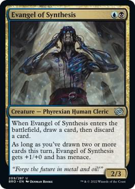 Evangel of Synthesis card from The Brothers' War