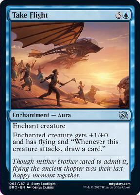 Take Flight card from The Brothers' War