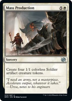 Mass Production card from The Brothers' War