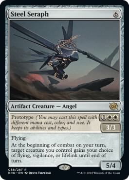 Steel Seraph card from The Brothers' War