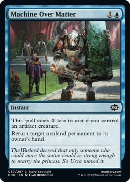 Machine Over Matter card from The Brothers' War