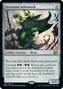 Perennial Behemoth card from The Brothers' War