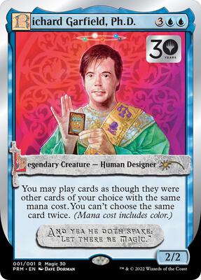 Richard Garfield, Ph.D. card from 30th Anniversary Promos