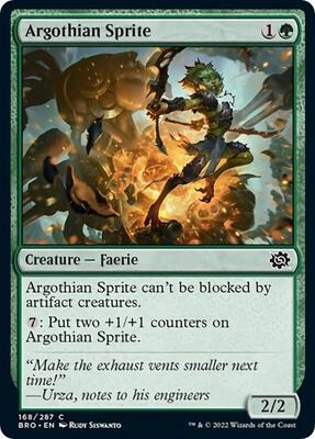 Argothian Sprite card from The Brothers' War