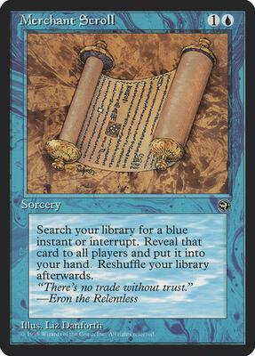 Merchant Scroll card from Homelands