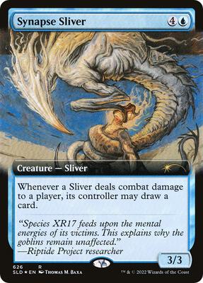 Synapse Sliver (Extended Art) card from Secret Lair Drop Series
