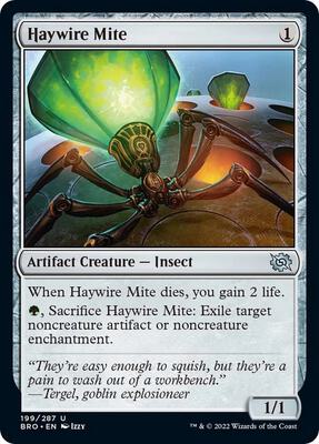 Haywire Mite card from The Brothers' War