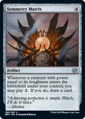 Symmetry Matrix card from The Brothers' War