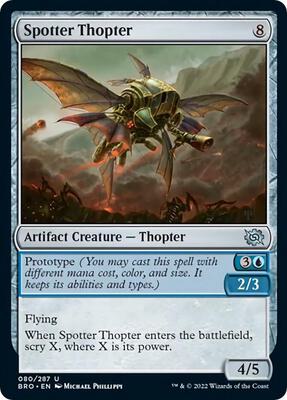 Spotter Thopter card from The Brothers' War