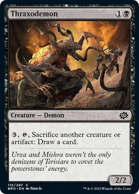 Thraxodemon card from The Brothers' War